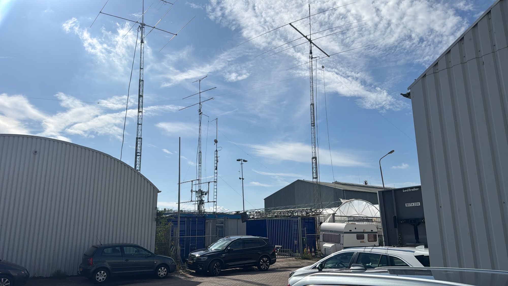 The antenna park of PA6Y