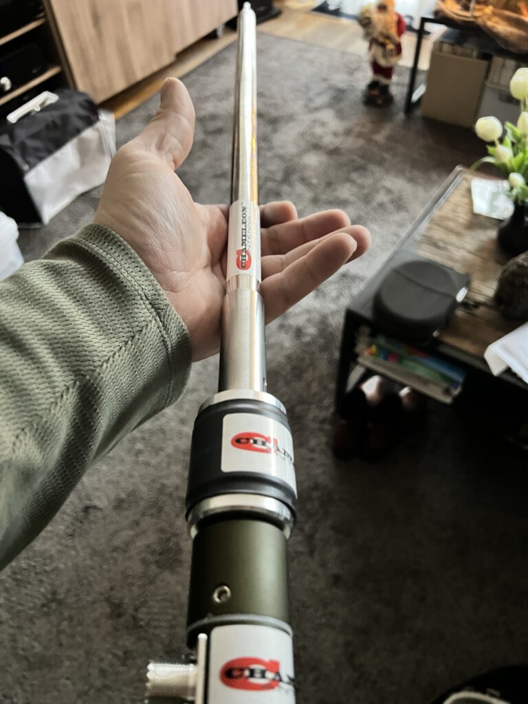 Chameleon  cha SS25 7.6meter telescope , cha blank adapter, and 40 meter coil.