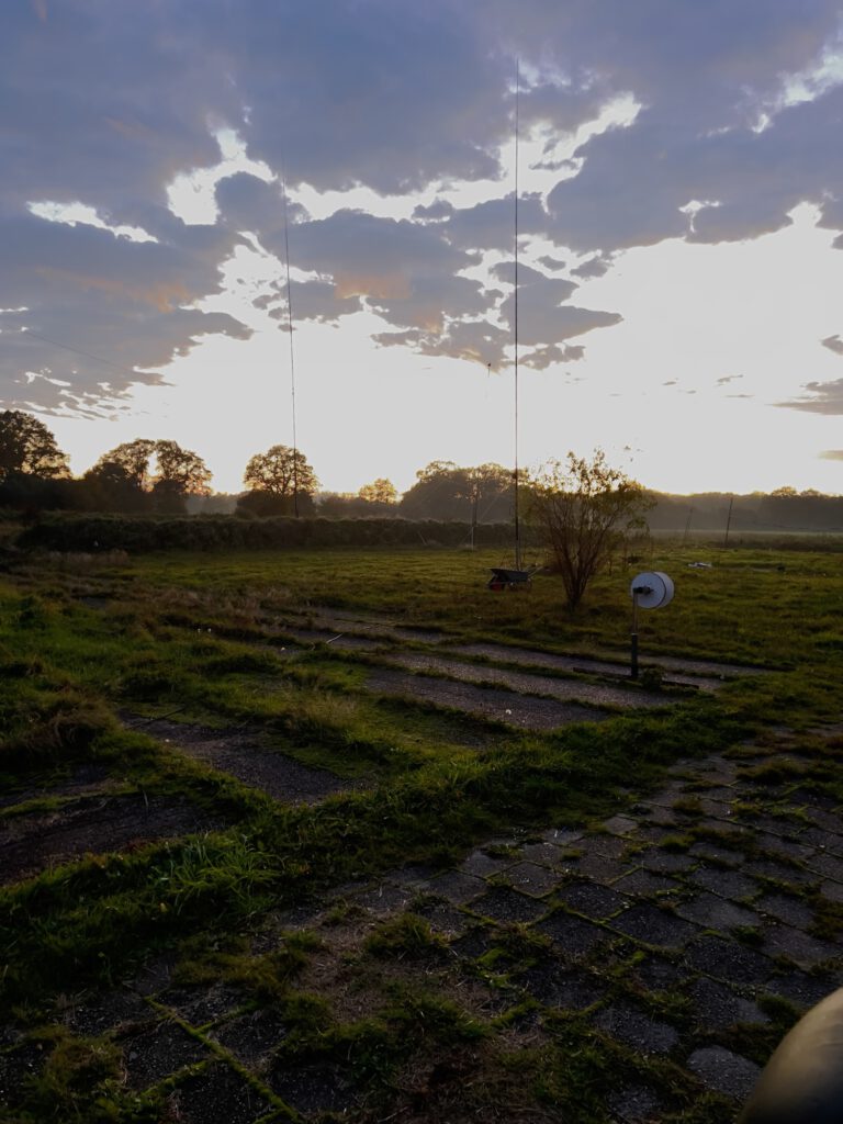 Sunset over the field at PA6X