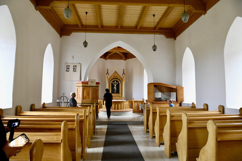 Inside the King Oscar II chapel