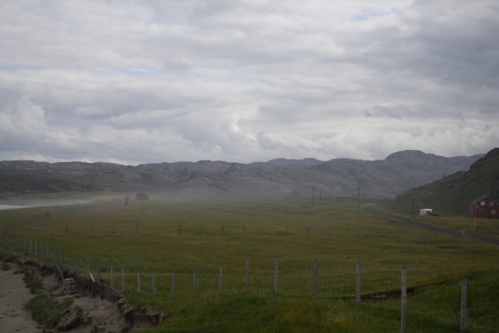 Valley along the Russian border